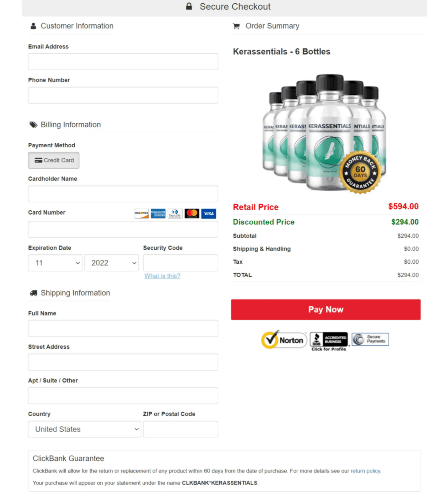 256-bit SSL encrypted checkout interface ensuring maximum data privacy and transaction security.